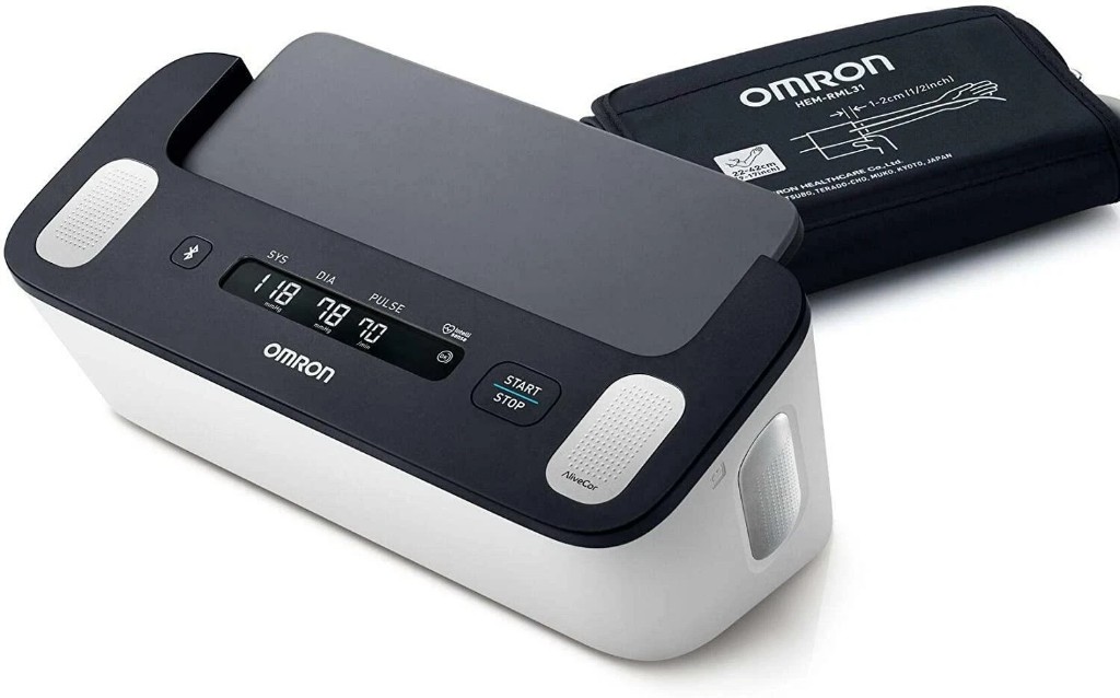 OMRON Complete 2-in-1 blood pressure and EKG monitor with upper-arm cuff